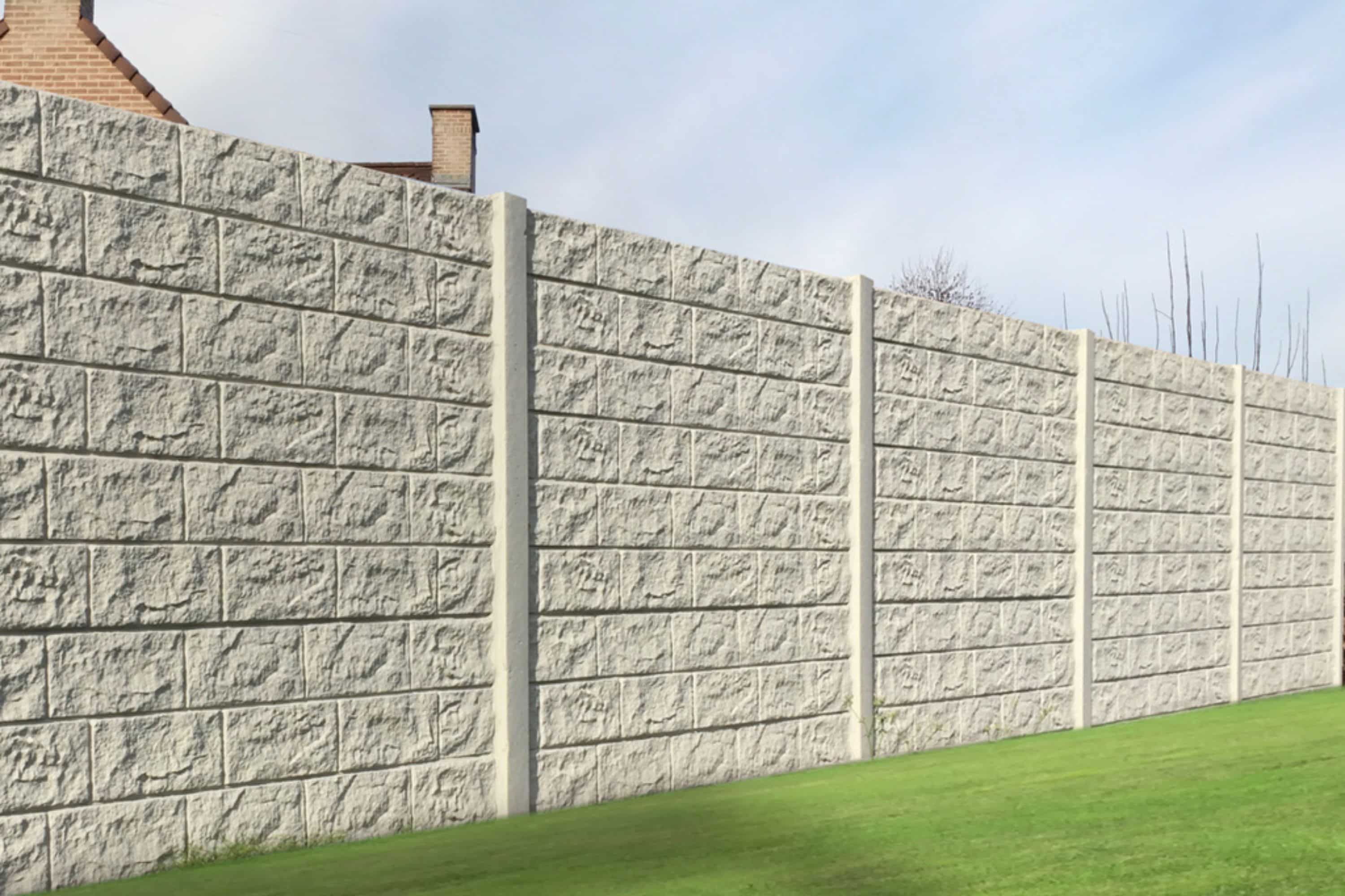 concrete fence texture