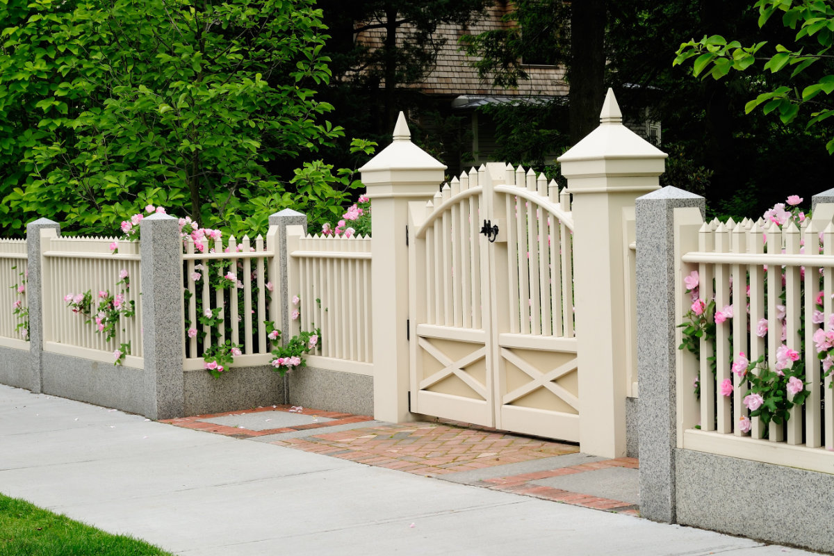 garden fence panels example