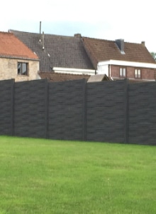 plastic fence panel